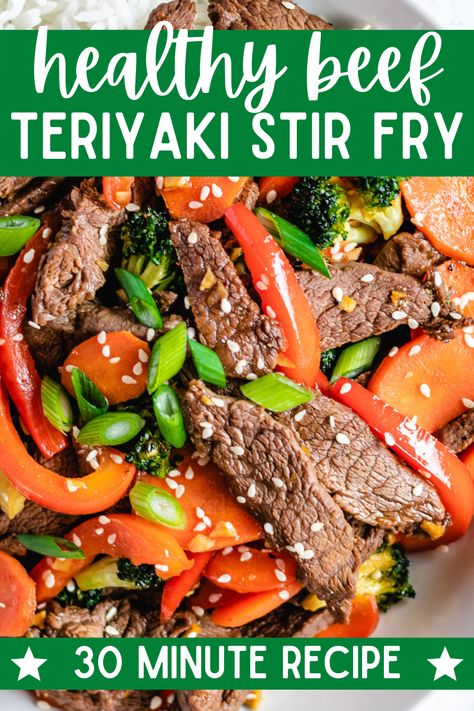 beef stir fry Teriyaki Beef Stir Fry, Easy Beef Stir Fry, Steak And Broccoli, Beef Stir Fry Recipes, Teriyaki Beef, Fry Recipes, Homemade Teriyaki Sauce, Beef Stir Fry, Teriyaki Sauce