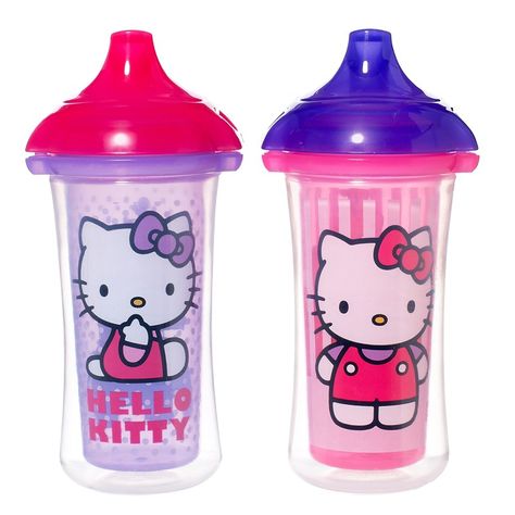 Hello Kitty Water Bottle, Baby Alive Food, Toddler Sippy Cups, Baby Sippy Cup, Hello Kitty Baby, Charmmy Kitty, Sippy Cups, Straw Cup, Kids Cups