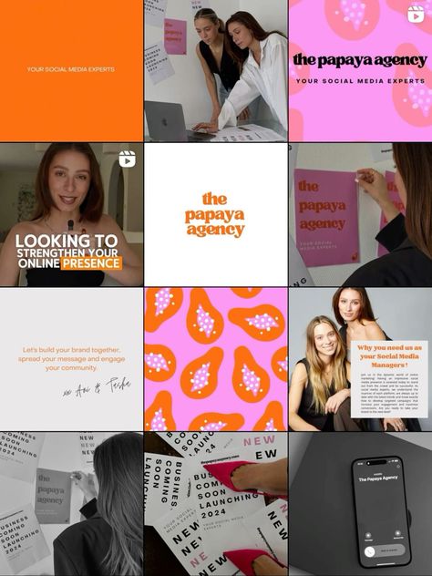 Learn how to create an Instagram feed that will make your business stand out from the crowd and attract new #Creative_Agency_Feed_Instagram #Instagram_Feed_For_Social_Media_Manager #Creative_Agency_Instagram_Feed #Social_Media_Agency_Branding Content For Graphic Designers, Creative Agency Feed Instagram, Content Website Design, Creative Agency Instagram Feed, Digital Consulting, Podcast Social Media, Social Impact Design, Instagram Feed Design, Podcast Advertising