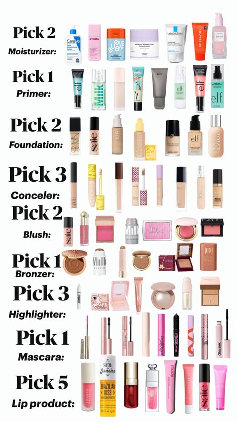 Cheap Skincare, Preppy Makeup, Makeup Order, Makeup Drawer Organization, Cheap Skin Care Products, Makeup List, Makeup Help, Easy Makeup Tutorial, Face Makeup Tips