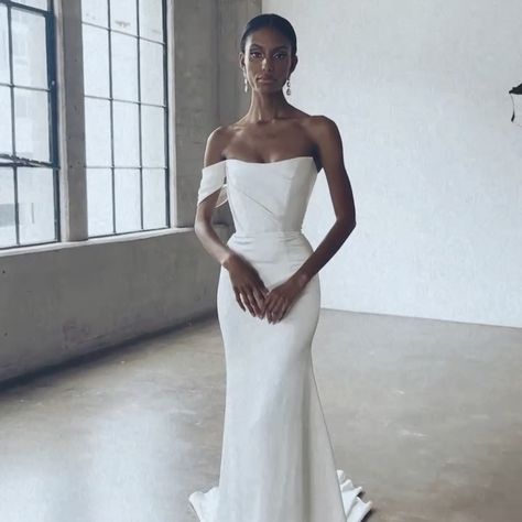 Sarah Seven, Sleeveless Wedding Dress, Strapless Wedding Dress, Wedding Dress, On Instagram, Instagram