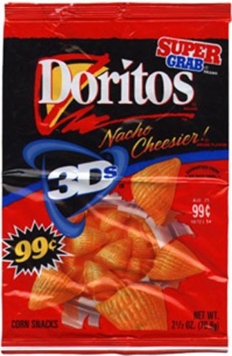 3D Doritos! =) 1990s Food, 1990s Candy, Discontinued Food, 90s Food, Party Hardy, Love The 90s, 90s Childhood, Oldies But Goodies, Fruit Snacks