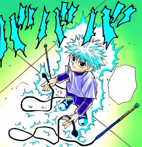 Killua Manga Colored, Killua Manga, Anime Basket, Darwin's Game, Anime Knight, Vagabond Manga, Yoshihiro Togashi, Manga Colored, Colored Manga