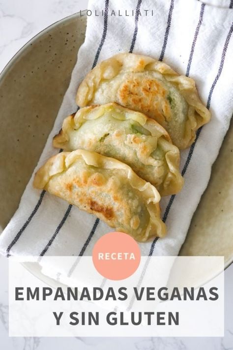 Empanadas Sin Gluten, Argentina Food, Argentinian Food, Gluten Free Vegan Recipes, Healthy Gluten Free, Tofu Recipes, Healthy Lunch Recipes, Vegan Cheese, Meat Free