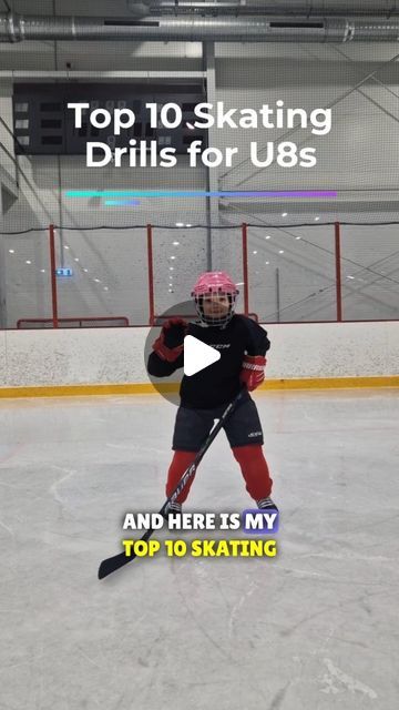 Hockey Skating Drills, Ice Hockey Women, Hockey Drills For Kids, Hockey Workouts, Hockey Practice, Hockey Drills, Kids Fitness, Boys Hockey, Hockey Kids