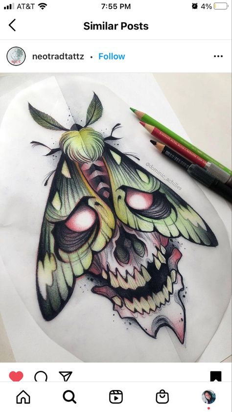 Moth Tattoo Design, Chest Tattoo Ideas, Neo Tattoo, Tier Tattoo, Insect Tattoo, Bug Tattoo, Tattoo Henna, Theme Tattoo, Moth Tattoo