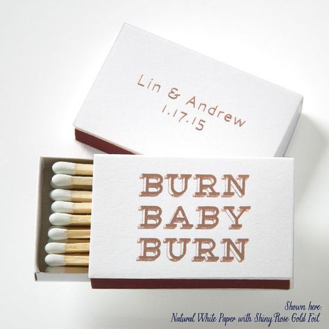 Custom Wedding Matches, Custom Matches Wedding, Matchbox Wedding Favors, Wedding Match Boxes, Personalized Match Boxes, Creative Wedding Favors, Inexpensive Wedding Favors, Match Boxes, Elegant Wedding Favors