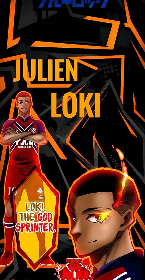 Blue Lock Julien Loki art. Loki Blue Lock, Julian Loki, Read One Piece Manga, Loki Wallpaper, Steven Universe Movie, Captain Tsubasa, Cool Anime Wallpapers, Locked Wallpaper, Manga Anime One Piece