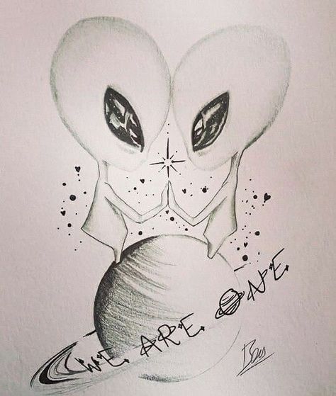 Shen Long Tattoo, Ufo Art, Alien Drawings, Space Drawings, Alien Aesthetic, Alien Tattoo, Arte Alien, Psy Art, Cute Alien