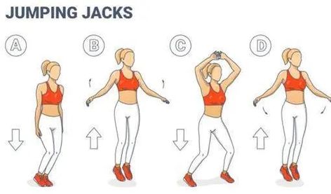 One Minute Workout, Quick Hiit Workout, Standing Workout, Jumping Jack, Melt Belly Fat, Conditioning Workouts, Floor Workouts, Leg Muscles, Jumping Jacks