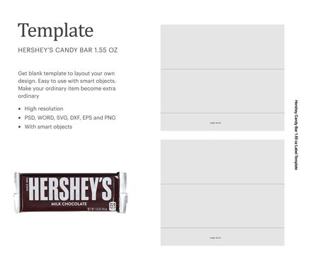 Free Blank Candy Bar Wrapper Template Candy Bar Labels Template, Bar Advertisement, Candy Bar Wrapper Template, Tahoe Nevada, Hershey Candy Bars, Hershey Candy, Hershey's Chocolate, Candy Bar Labels, Chocolate Bar Wrappers