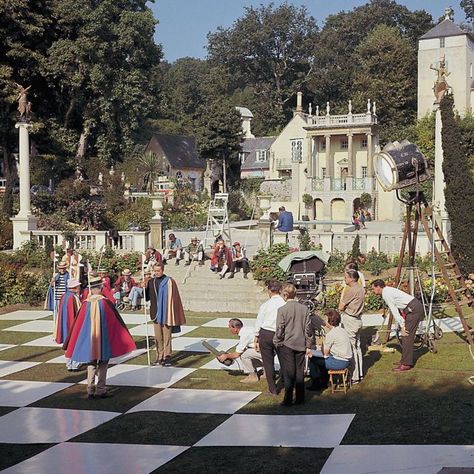 Filming the episode Checkmate James Bond Style, 5 September, Fritz Lang, The Prisoner, 50 Years Ago, Snowdonia, Image Caption, Vintage Tv, Adventure Story