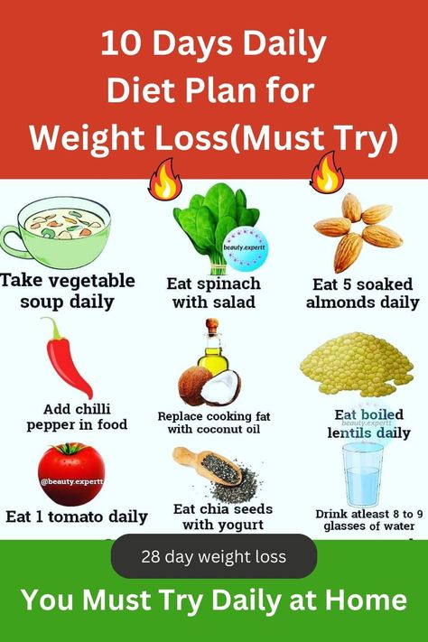 weight loss diet plan, weight loss diet plan,weight loss breakfast ideas lose belly,weight loss at home,weight loss breakfast,weight loss meals,weight loss eating plan,weight loss food plan,weight loss foods,weight loss habits,diet plan for belly fat loss Daily Diet Plan, Chia Seed Drinks, Daily Diet, Chia Seeds, Lentils, Food Hacks, Diet Plan, Coconut Oil, 10 Days