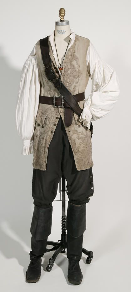 Pirate / costuming   William Turner's Costume. Old Fancy Outfits, Fancy Pirate Outfit, Will Turner Costume, Pirate Wardrobe, Pirate Waistcoat, Fancy Pirate, Adventure Costume, Female Adventurer, Steampunk Pirate Costume