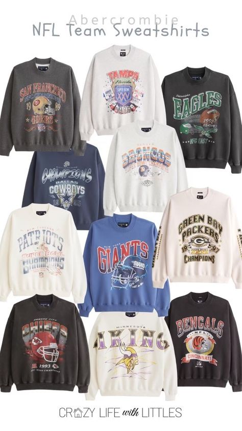 Nfl Sweatshirt, Chicago Bears Sweatshirt, Green Packers, Team Sweatshirts, Nfl Packers, Abercrombie & Fitch, Vintage Hoodies, Sweatshirt Outfit, Nfl Teams