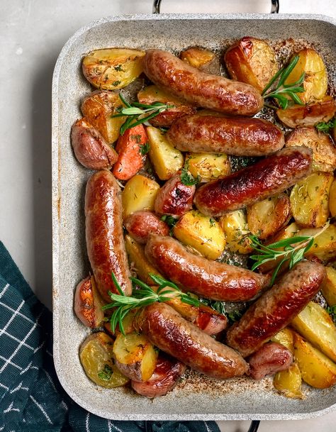 Andouille Sausage And Potatoes, Sausage And Potatoes In Oven, Sausage And Potato Recipes, Polish Sausage And Potatoes, Smoked Sausage And Potato Recipe, Roasted Sausage, Kielbasa And Potatoes, Sausage And Potatoes, Potatoes In Oven