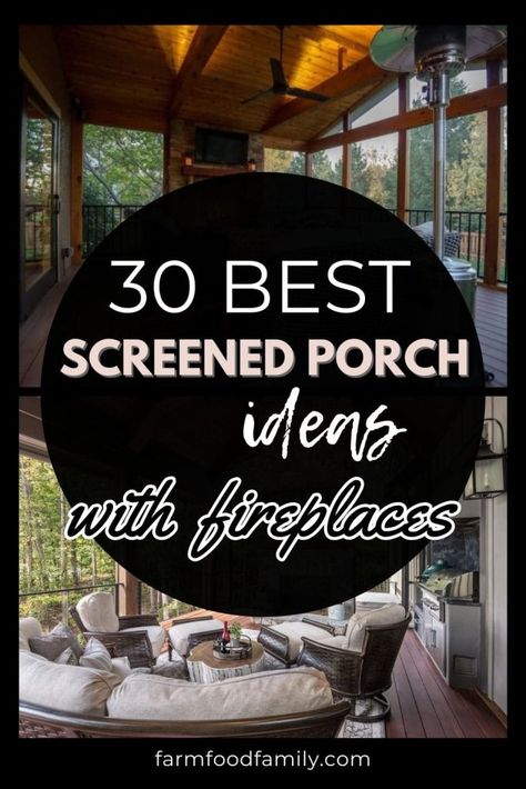 Black Screened In Porch, Screen Pool Patio Ideas, Screened In Porch With Fireplace, Screened In Porch Plans, Porch Furniture Layout, Screened Porch Ideas, Small Screened Porch, Screened In Porch Ideas, Farm Porch