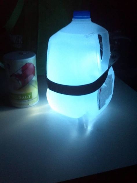 Jug Of Water, Addicted To Pinterest, Milk Jug Crafts, Woods Camping, Relay Ideas, Artist Desk, Lamp Nursery, Gallon Water Jug, Emergency Prepardness