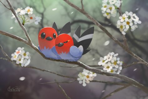 Pokemon Painting, Pokemon Images, Pokemon Teams, All Pokemon, Pokemon Fan Art, My Pokemon, Spring Art, Pokemon Pictures, Pokemon Fan