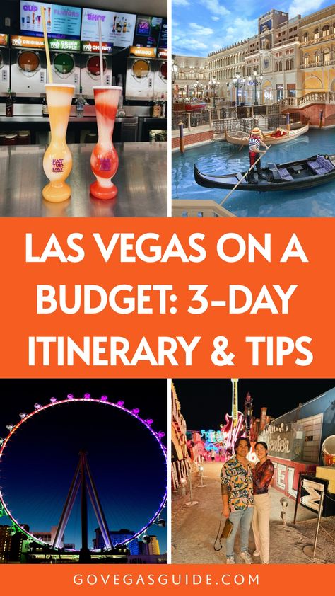 Maximize fun for less with this budget-friendly 3-day Las Vegas itinerary. Discover budget eats, free entertainment, and affordable must-do’s. How To Plan A Trip To Las Vegas, Las Vegas 2 Day Itinerary, Las Vegas Itenary, Las Vegas Must See, Las Vegas Surprise Trip Reveal, Best Things To Do In Las Vegas, Fun Things To Do In Las Vegas, Las Vegas Hidden Gems, Things To Do In Vegas As A Couple