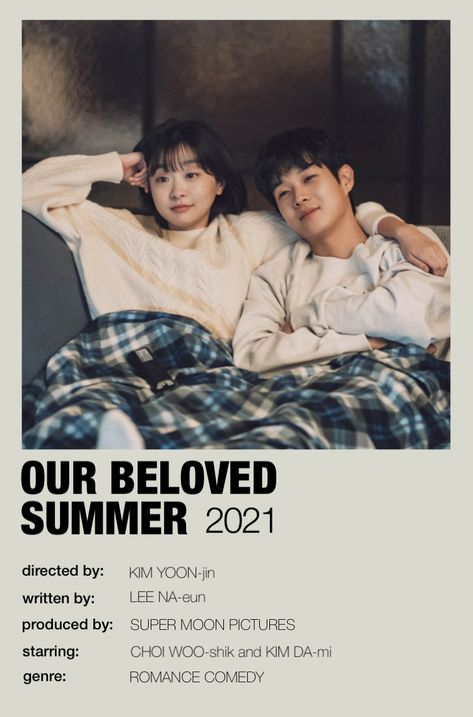 my rate: 9/10 super cute and refreshing drama. the couple’s chemistry is so good and v’s ost is just chefs kiss. the cast is so funny and all in all this is a really good feel-good drama. V Drama, Our Beloved Summer, Movies To Watch Teenagers, Beloved Summer, Korean Drama Series, Iconic Movie Posters, New Movies To Watch, Film Posters Minimalist, Korean Drama Tv