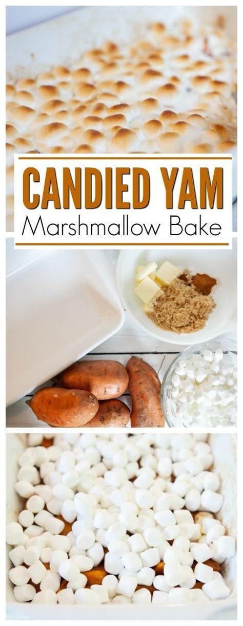 Marshmallow Yams, Candied Yams With Marshmallows, Best Candied Yams Recipe, Yams With Marshmallows, Baked Candied Yams, Candied Sweet Potato Recipes, Candied Yams Recipe, Best Sweet Potato Casserole, Glazed Sweet Potatoes