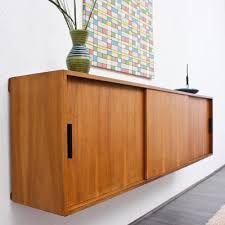 Wall mounted sideboard, 1960s | #5319 Floating Tv Stand, Console Storage, Sideboard Storage, Credenza, Tv Stand, Sideboard, Wall Mount, 1960s, Mid-century Modern