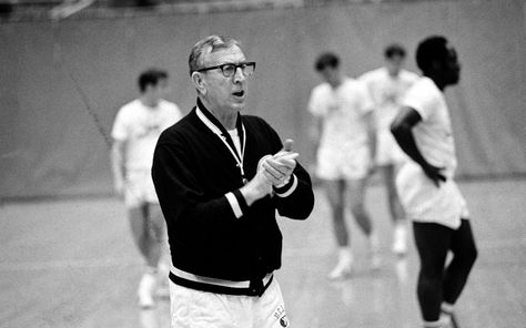 15 of Coach John Wooden's Most Inspiring Motivational Quotes: 'Be Quick, But Don't Hurry' John Wooden Quotes, Ucla Basketball, Coaching Quotes, Wooden Quotes, John Wooden, Coach Of The Year, Basketball History, Basketball Leagues, Ncaa Basketball