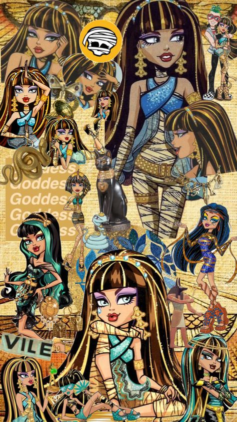 Cleo de Nile⚱️🐍 #cleodenile #egyptian #monsterhigh Monster High Wallpaper, High Wallpaper, Monster High Halloween, Arte Monster High, Monster High Pictures, Jelly Wallpaper, Moster High, Wallpaper Doodle, Monster High Art