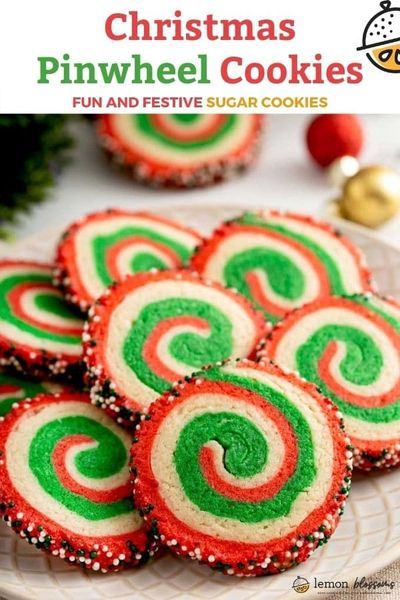 Christmas Pinwheel Cookies, Holiday Sugar Cookies, Pinwheel Cookies, Cherry Cookies, Holiday Cookie Exchange, Cookies Christmas, Peinados Recogidos, Cookie Tray, Xmas Cookies