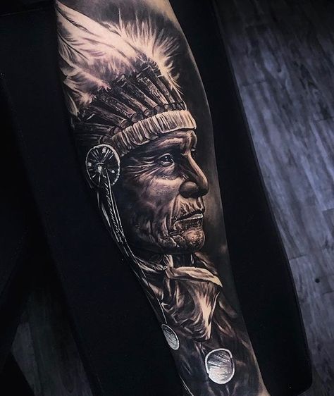 Indian Headdress Tattoo, Indian Chief Tattoo, Cherokee Indian Tattoos, Native Indian Tattoos, Headdress Tattoo, Revelation Tattoo, American Indian Tattoos, Native American Tattoo, Native American Tattoos