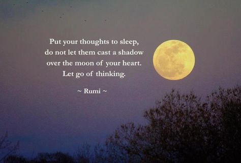 Good night Rumi Poetry, Rumi Love, Rumi Quotes, Over The Moon, A Quote, Rumi, The Words, Great Quotes, Full Moon