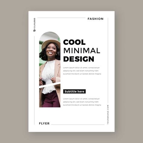 Minimal Flyer Vectors, Photos and PSD files | Free Download Minimal Flyer Design, Fashion Layout, Flyer Layout, Layout Design Inspiration, Brand Kit, School Trip, Minimalist Prints, Psd Files, Poster Template