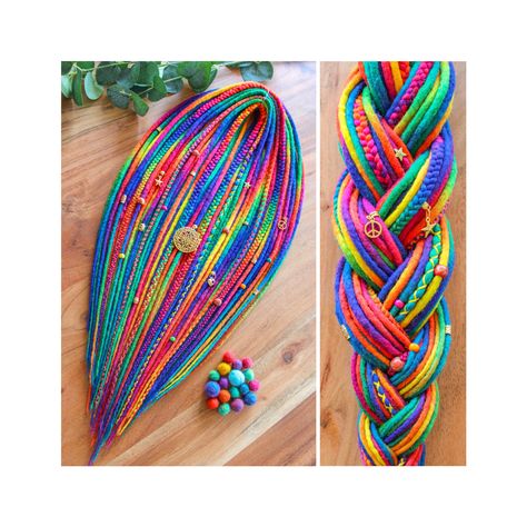 Braids Accessories, Rainbow Braids, Dread Jewelry, Long Dreads, Braid Accessories, Baby Shampoo, Color Rainbow, Jan 20, Take A Shower