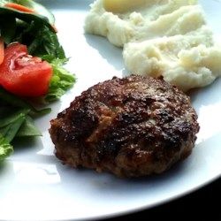 Chopped Steak Chopped Steak Recipes, Recipes With Ingredients, Chopped Steak, 5 Ingredient Dinners, Garlic Mashed Potatoes, Garlic Mashed, Steak Recipe, Sheet Pan Dinners, Salad Side Dishes