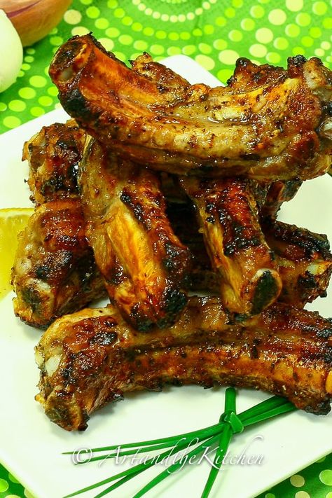 Greek Ribs | Art and the Kitchen Greek Ribs Slow Cooker, Greek Ribs Recipe Oven, Greek Ribs Recipe, Ribs Recipe Oven, Company Recipes, Keto Meat, Ribs In Oven, Slow Cooker Ribs, Ribs On Grill