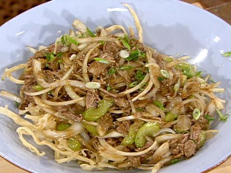 Pork Chow Mein Recipe, Chow Mein Recipes, Pork Chow Mein, Cooking Channel Recipes, Chow Mein Recipe, Decadent Chocolate Desserts, Emeril Lagasse, Fall River, Chow Mein