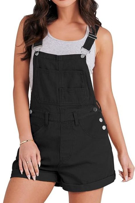 #fashion
#hot
#women
#ramper
#sleeveless Fall Fashion Work Outfits, Shortalls Outfit, Denim Short Romper, Autumn Fashion Work, Womens Denim Overalls, Denim Shortalls, Black Denim Overalls, Fashion Work Outfit, Black Overalls