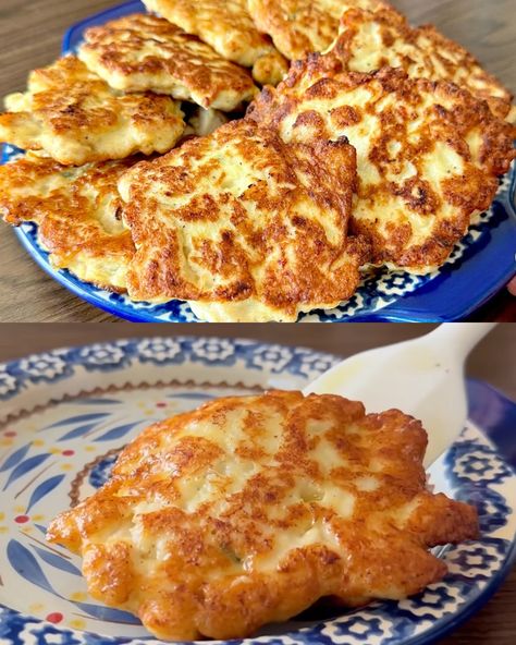 Chicken Fritters Recipe - Greenku Recipes Chicken Cheese Fritters, Crispy Chicken Fritters, Cheesy Chicken Fritters Recipe, White Flour Bread Recipe, Keto Chicken Fritters, Chicken Fritters Recipe, Chicken Patty Recipes, Crispy Potato Pancakes, Puff Pastry Snacks