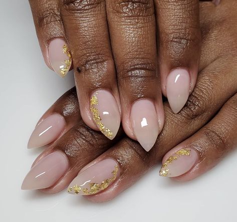 Unique Nail Ideas, Length Nails, Oval Nails Designs, Mani Monday, Stiletto Nails Short, Short Stiletto, Finger Art, Sassy Nails, Nail Time