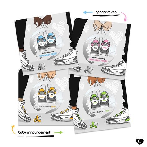 Oh Baby, Baby, Baby… 🍼🎵 Gender Reveal x Baby Announcement Scratch Off Cards for my fellow Sneakerheads #genderreveal #babyshower #sneakerhead #kpology #babyannouncement #kpmadeit Scratch Off Cards, Baby Gender Reveal, Oh Baby, Baby Gender, Scratch Off, Baby Baby, Baby Announcement, Gender Reveal, Sneaker Head