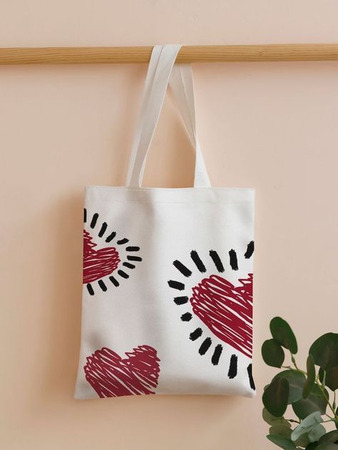 Tote Bag Diy Pattern, Handpainted Tote Bags, Canvas Bag Design, Sac Diy, Handpainted Bags, Totes Bag, Diy Bag Designs, Painted Tote, Painted Bags