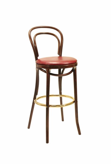 Traditional Bentwood Bow Back Stool – Model 314 – Restaurant Chairs by M. Deitz and Sons, Inc. Chair For Cafe, Cream Bar Stools, Commercial Bar Stools, Furniture Design Chair, Backless Stools, Cafe Furniture, Furniture Classic, Modern European, Contemporary Modern Furniture