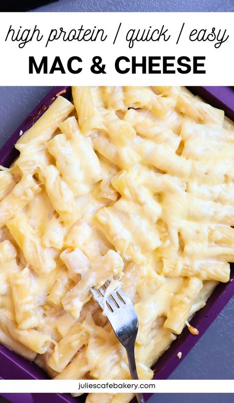 High Protein Macaroni And Cheese, Homemade Mac And Cheese Recipe Healthy, Healthy Mac And Cheese For Kids, High Protein Mac N Cheese, Easy Healthy Mac And Cheese, Healthier Mac And Cheese, Mac And Cheese Recipe Healthy, High Protein Mac And Cheese, Protein Mac And Cheese