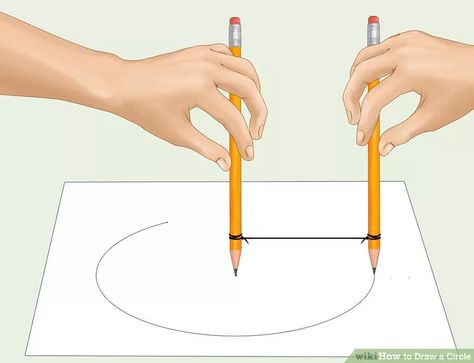 How to draw a circle:  Draw a Circle Step, 8 ways. Compass Circle, Rope Drawing, Compass Drawing, Circle Graphic, Communication Techniques, Circle Drawing, Ra Ideas, Circle Template, Diy Art Projects