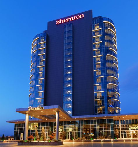 Sheraton Bursa Hotel Exterior Dawn Bursa Turkey, Hostels Design, Hotels In Turkey, Hotel Exterior, Booking Website, New Property, Booking Hotel, International News, Willis Tower