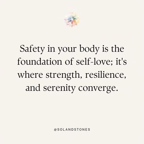 True peace begins when you feel safe in your own body, embracing your essence with confidence and grace. 🌟 Your body is your sanctuary, a place where strength, resilience, and serenity converge. Embrace the journey of self-love and inner peace, and unlock the power to live fully, authentically, and fearlessly. 💫 #BodyPositivity #SelfLove #InnerPeace #Mindfulness #EmbraceYourBody #SelfCare #WellnessJourney #LoveYourself #BodyConfidence #HolisticHealth #BeYou #HealingJourney #InnerStrength #L... Homebody Quotes, Body Quotes, Body Confidence, Inner Strength, Healing Journey, Our Body, Holistic Health, Body Positivity, Inner Peace