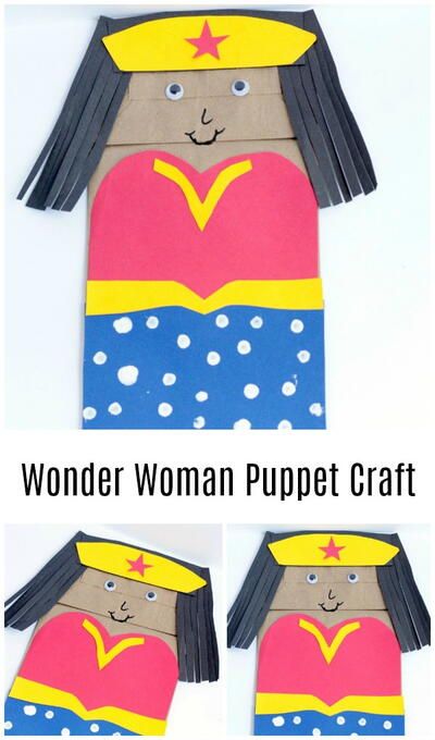 Superhero Puppet Craft, Paper Bag Superhero, Make Your Own Superhero Template, Winter Paper Crafts, Easter Religious Crafts, Easter Paper Crafts, Halloween Decorations For Kids, Fall Paper Crafts, Winter Paper