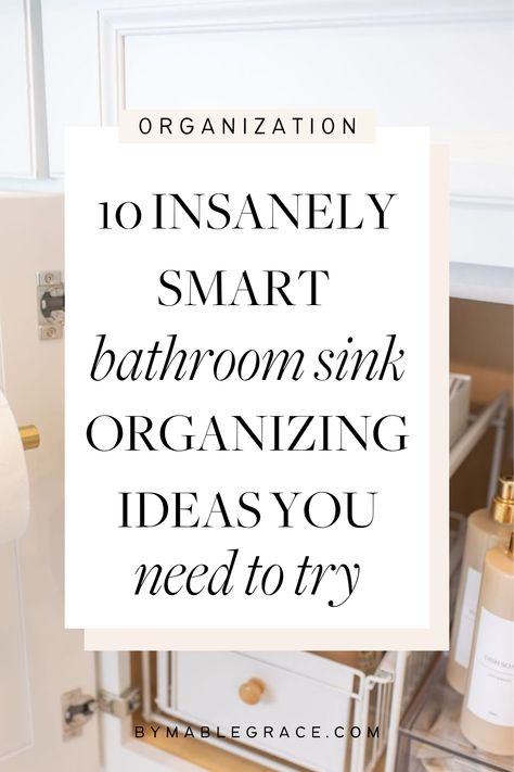 Want to know the best ways to organize around your bathroom sink to maximise your space? Here are 10 brilliant bathroom sink organization ideas that will transform your space. If you are looking for the Bathroom Sink Organization Ideas, Bathroom Counter Organization Ideas, Kitchen Sink Organization Ideas, Bathroom Countertop Organization, Under Bathroom Sink, Bathroom Vanity Organization, Bathroom Under Sink, Bathroom Shower Organization, Bathroom Sink Organization