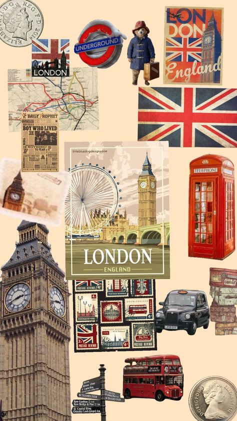 London England Vibes Aesthetic, London Widget, Cute London Wallpaper, London Shopping Aesthetic, London Printables, Aesthetic Wallpaper London, London Aesthetic Collage, London Poster Aesthetic, Living In London Aesthetic